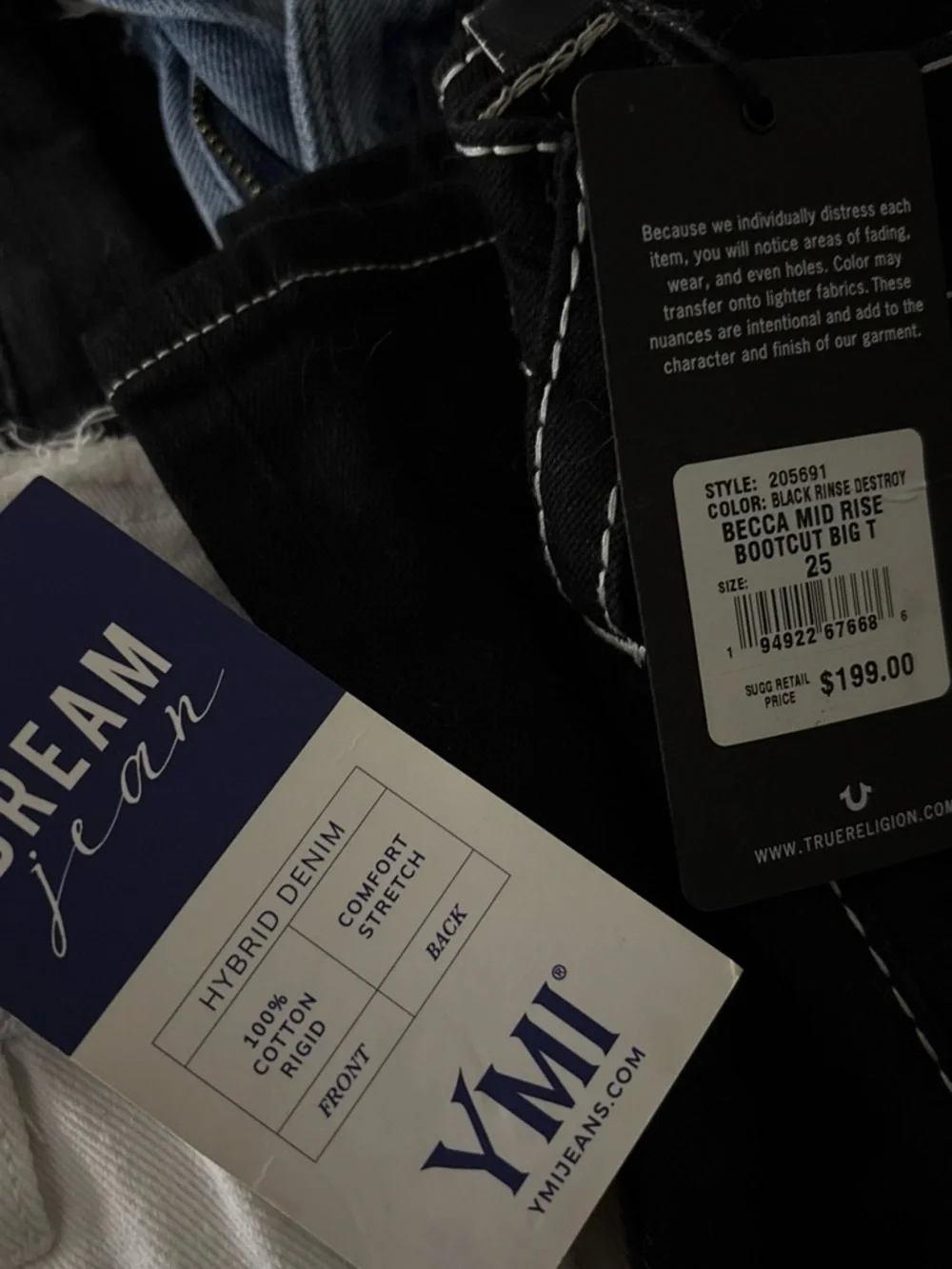 Bundle of women’s jeans